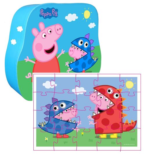 Peppa Pig - Deco puzzle - Peppa / George