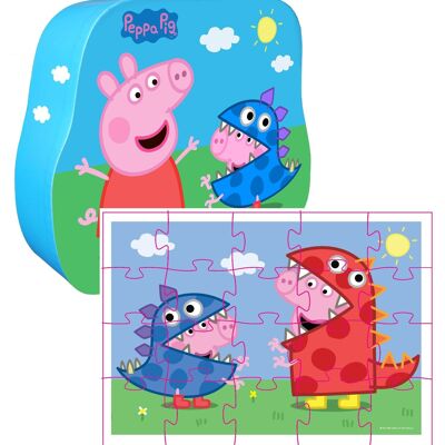 Peppa Pig - Puzzle decorativo - Peppa / George