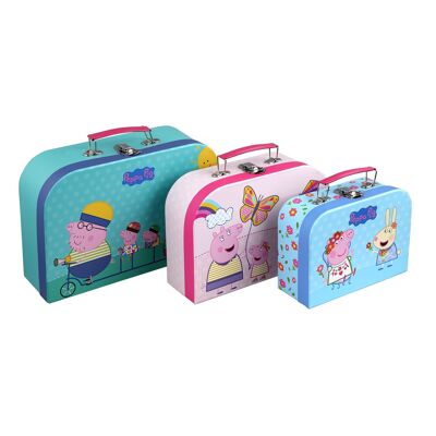 Peppa Pig 3 suitcase set