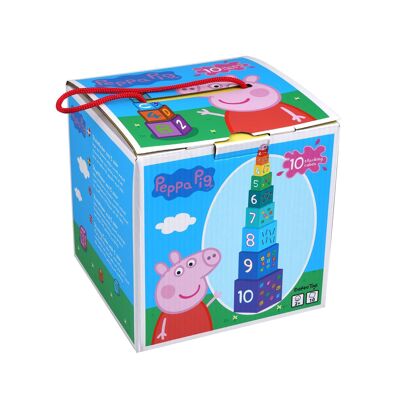 Cubos apilables de Peppa Pig (10 cubos)