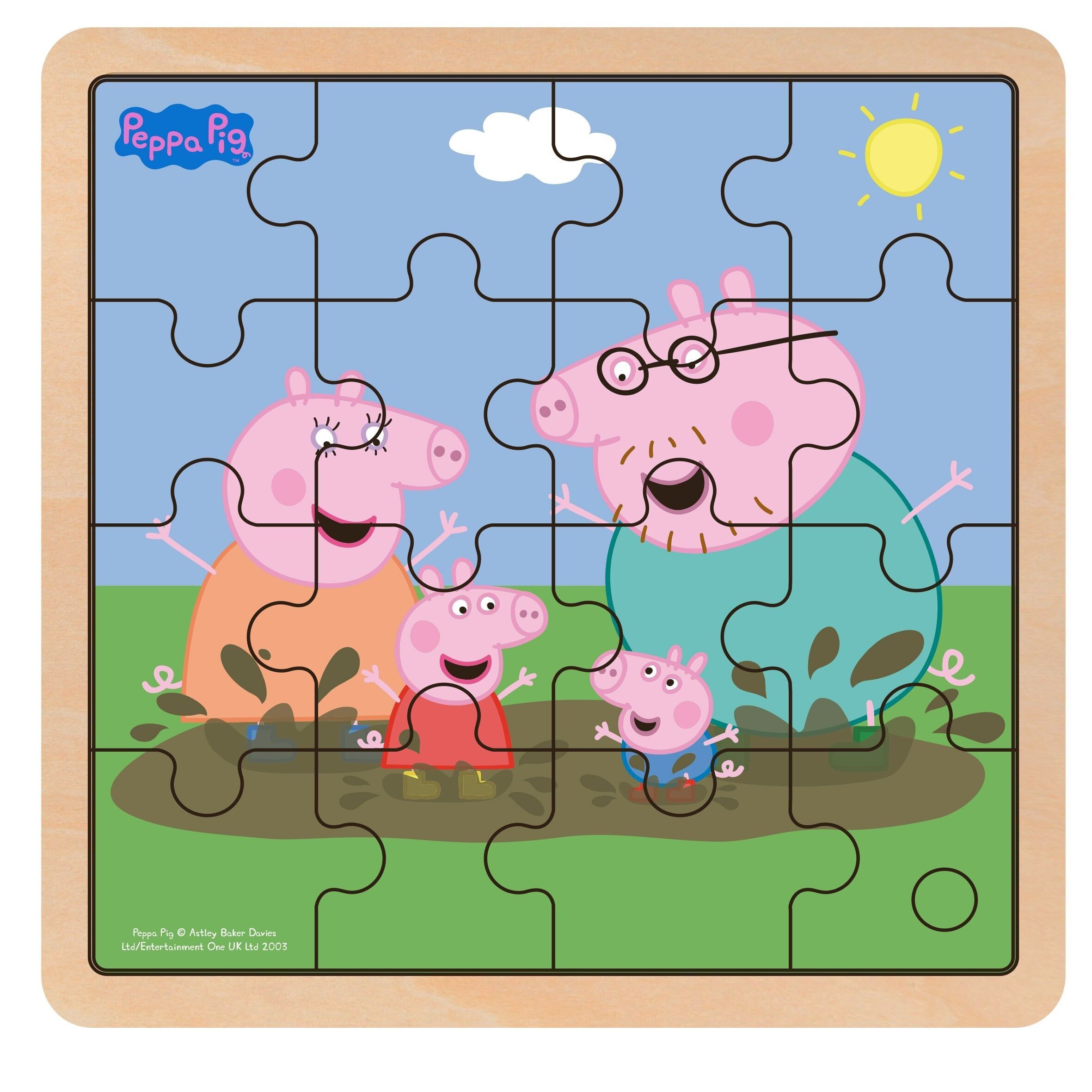 Buy wholesale Peppa Pig Wooden Puzzles Transport