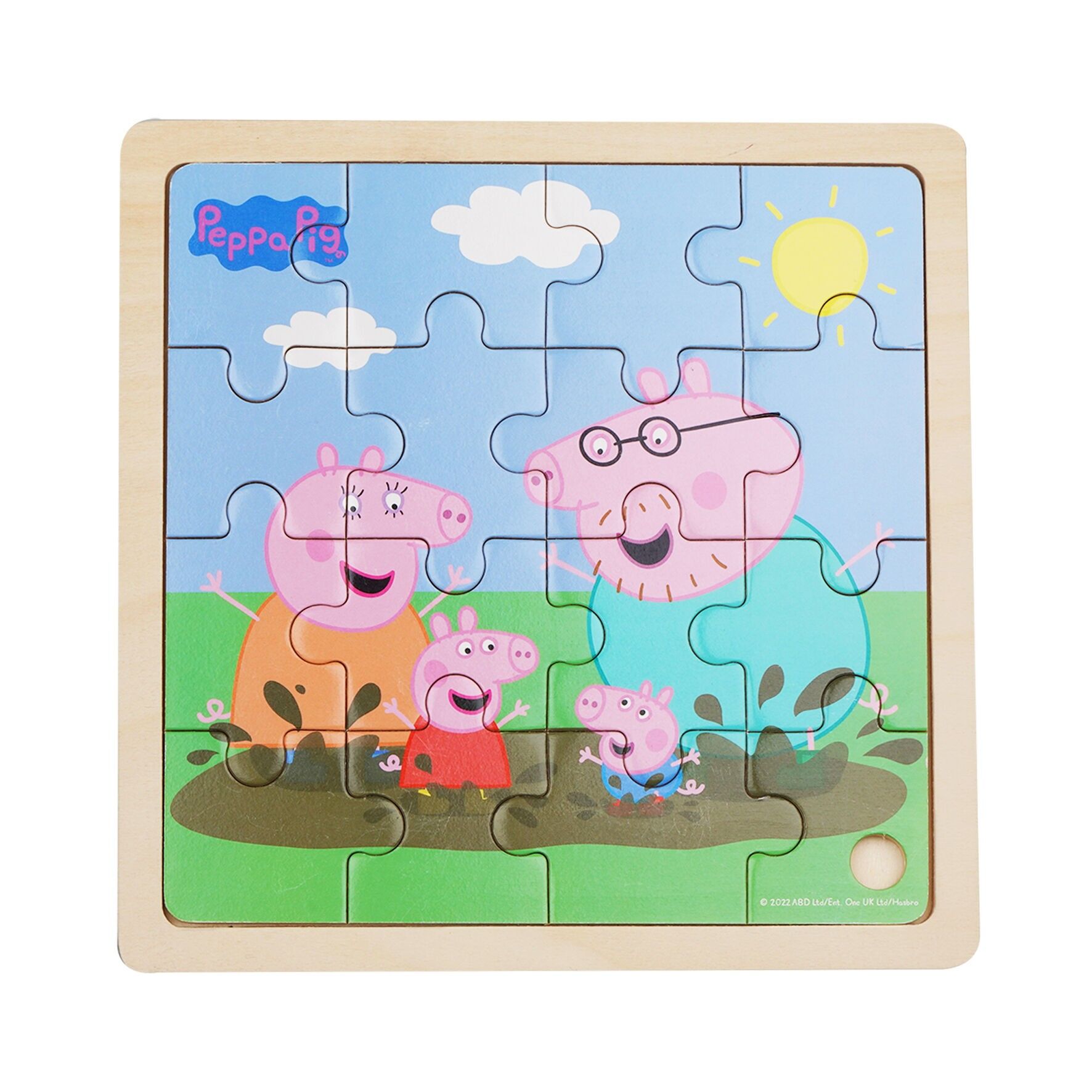 Peppa Pig - Holzpuzzle - Schlamm