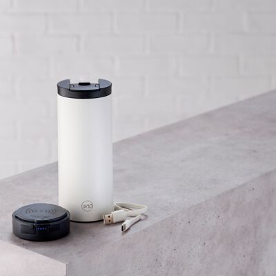 White Oxford, Travel Cup with power bank
