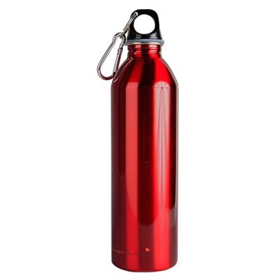 Greendutch Bottiglia in Acciaio Inox 600ml - Rosso Metallico