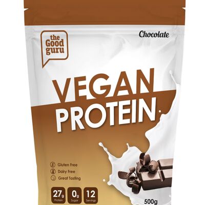 Vegane Proteinschokolade, 500 g Beutel