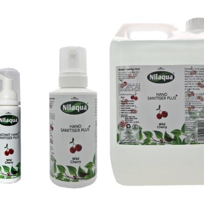 Nilaqua Alcohol Free Sanitiser  -  Wild Cherry