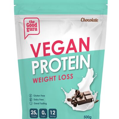 Vegane Protein-Schokolade zur Gewichtsreduktion, 500-g-Beutel