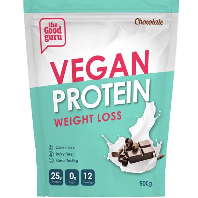 Vegane Protein-Schokolade zur Gewichtsreduktion, 500-g-Beutel