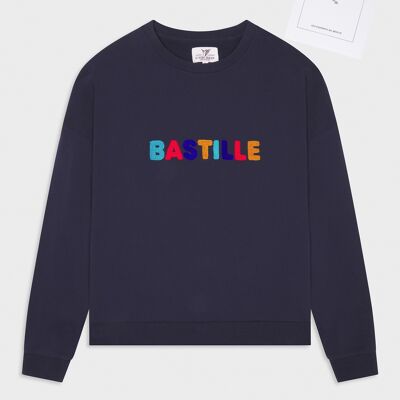 Bastille sweatshirt - Marine atmosphere