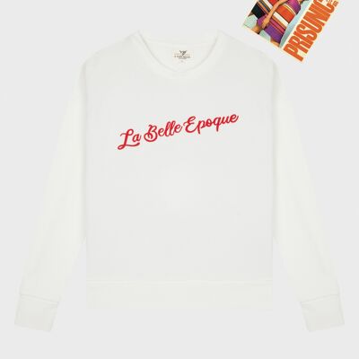 Belle-Epoque-Sweatshirt - Weiß