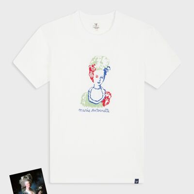 T-shirt Marie Antoinette - Blanc