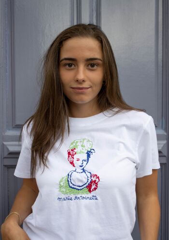 T-shirt Marie Antoinette - Blanc 3