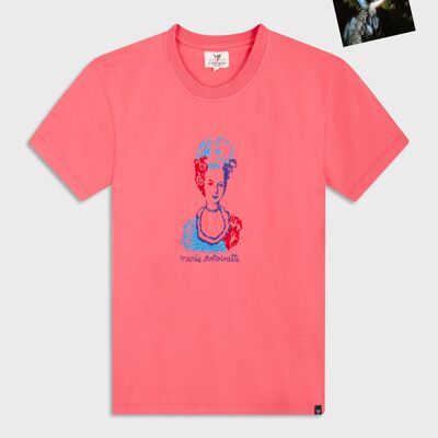 T-shirt Marie Antoinette - Rouge Framboise