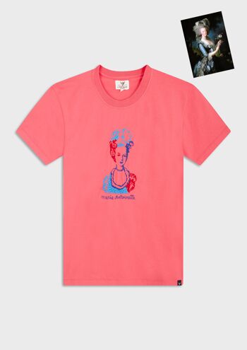 T-shirt Marie Antoinette - Rouge Framboise 1