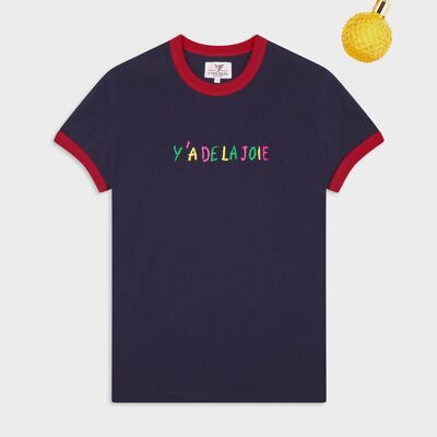 T-shirt Y'a de la joie - Marine