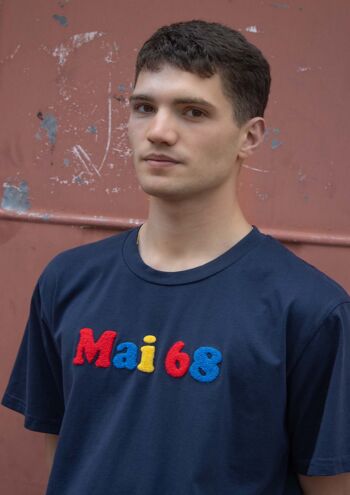 T-shirt Mai 68 - Marine 2