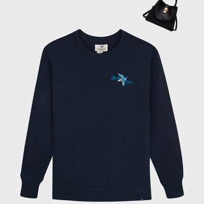 Sweatshirt Liberté chérie - Navy