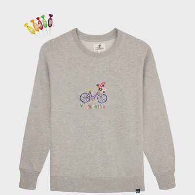 Cycling Joyful Sweatshirt - Grau