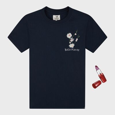 T-shirt Belle Plante - Marine