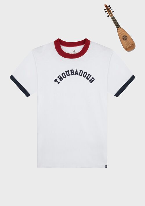 T-shirt Troubadour - Blanc