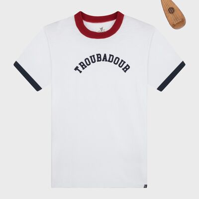 Troubadour-T-Shirt - Weiß
