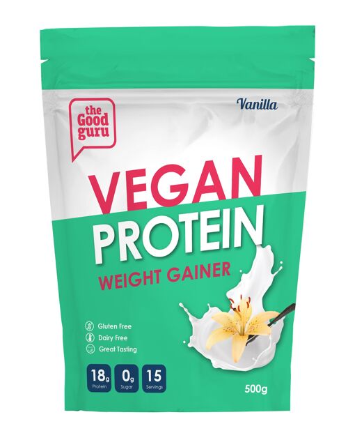 Vegan Protein Weight Gainer Vanilla 500gm Bag