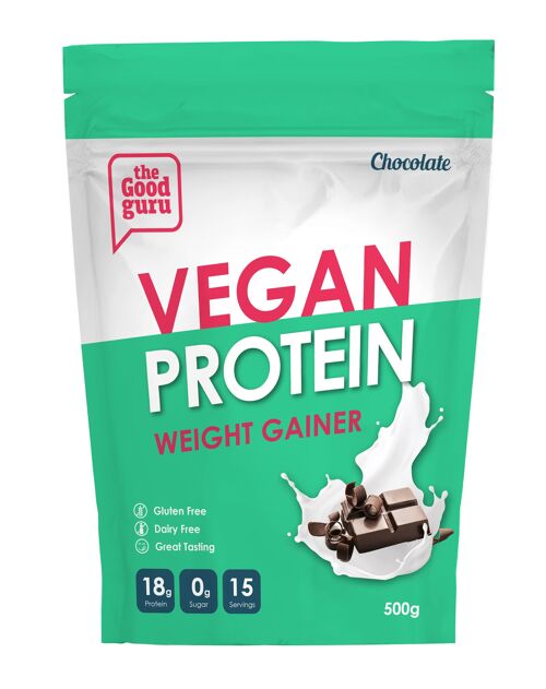 Vegan Protein Weight Gainer Chocolate 500gm Bag