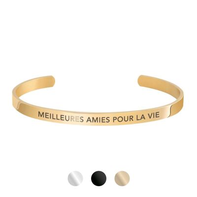 Women's gold bracelet "Best friends for life"