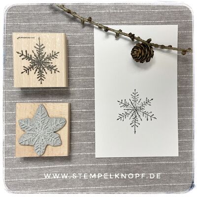 Motivstempel Eiskristall groß