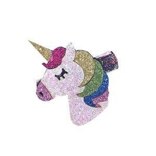 Rainbow Unicorn Clip