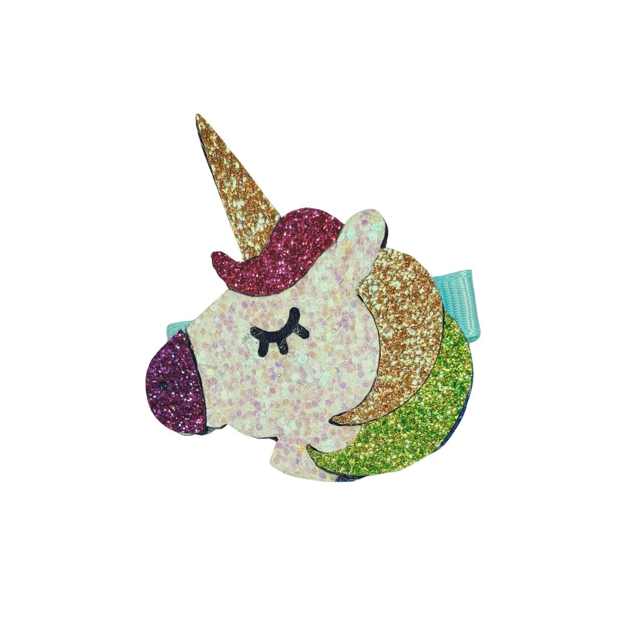 Regenbogen-Einhorn-Clip