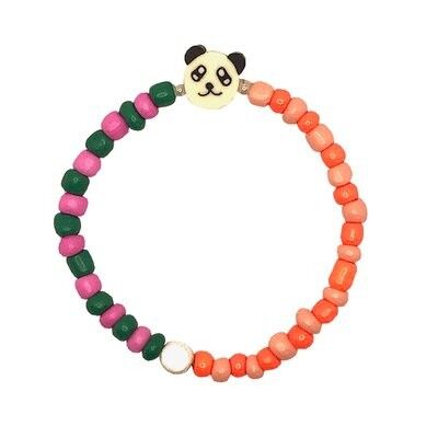 Panda Bracelet Beaded Panda Bracelet Loom Beaded Panda Bracelet - Etsy |  Loom kralen, Armbandpatronen, Geweven armbanden