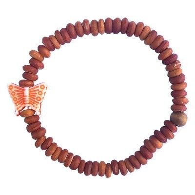 Armband Schmetterling Orange