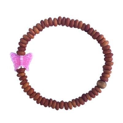 Bracelet Butterfly Pink