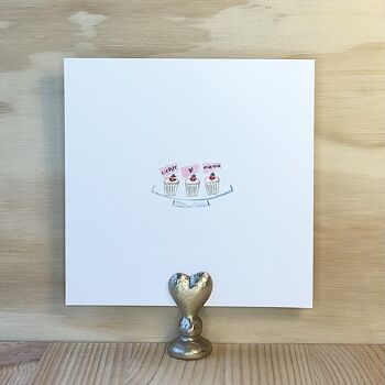 Carte Cupcakes Fête des Mères 2
