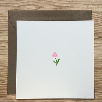 Card Flower Neon