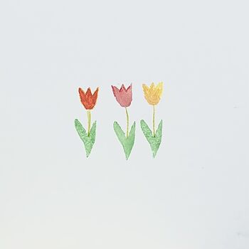 Carte Tulipes 3