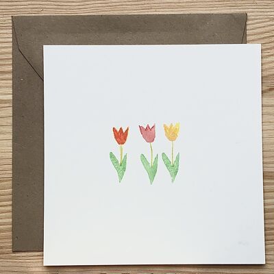 Karte Tulpen