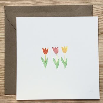 Carte Tulipes 1