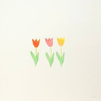 Carte Tulipes 4