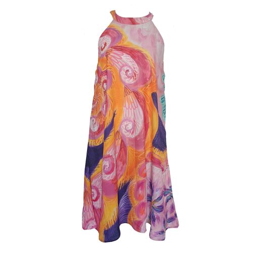 Halterneck  Dress Spring Spiral