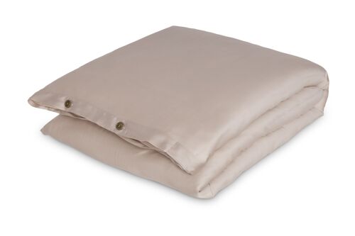 Eucalyptus Silk Duvet Cover - Single - Pearl Wheat