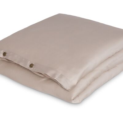 Eucalyptus Silk Duvet Cover - Double - Pearl Wheat