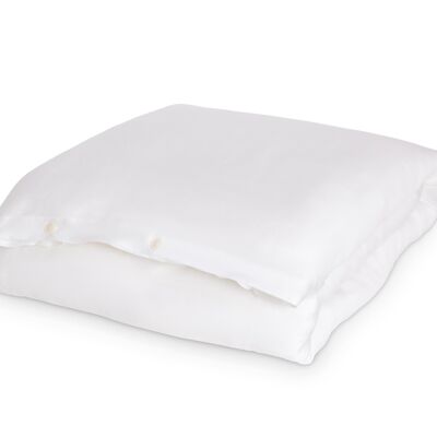 Eucalyptus Silk Duvet Cover - King - White