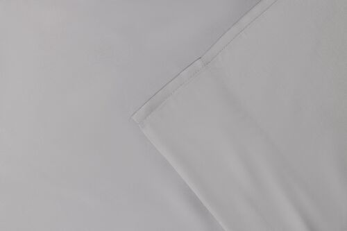 Eucalyptus Silk Flat Sheet - Single - Stone Grey