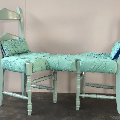 MINI CHAISE LONGUE AQUA