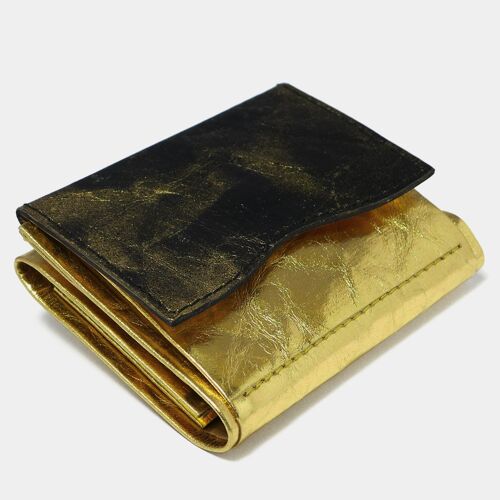 Portemonnaie "Minimal Wallet Gold Night" aus Papier