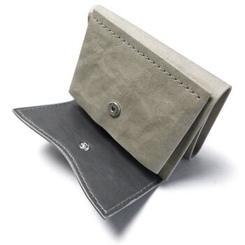 Portefeuille "Minimal Wallet Stone Fusion 3" en papier et cuir 3