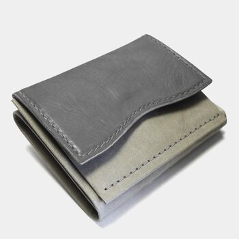 Portefeuille "Minimal Wallet Stone Fusion 3" en papier et cuir 1