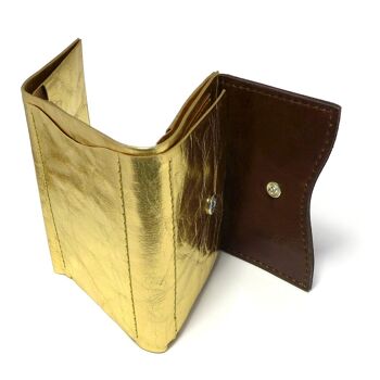 Portefeuille "Minimal Wallet Gold Fusion 2" en papier et cuir 5